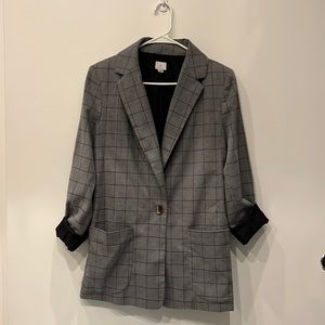 New blazer. Great with jeans and cute pumps.